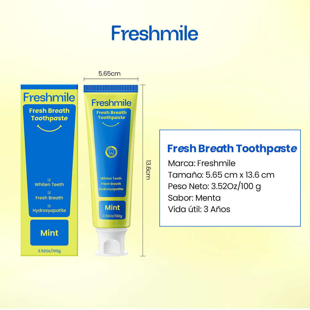 Freshmile Hydroxyapatite Whitening Toothpaste