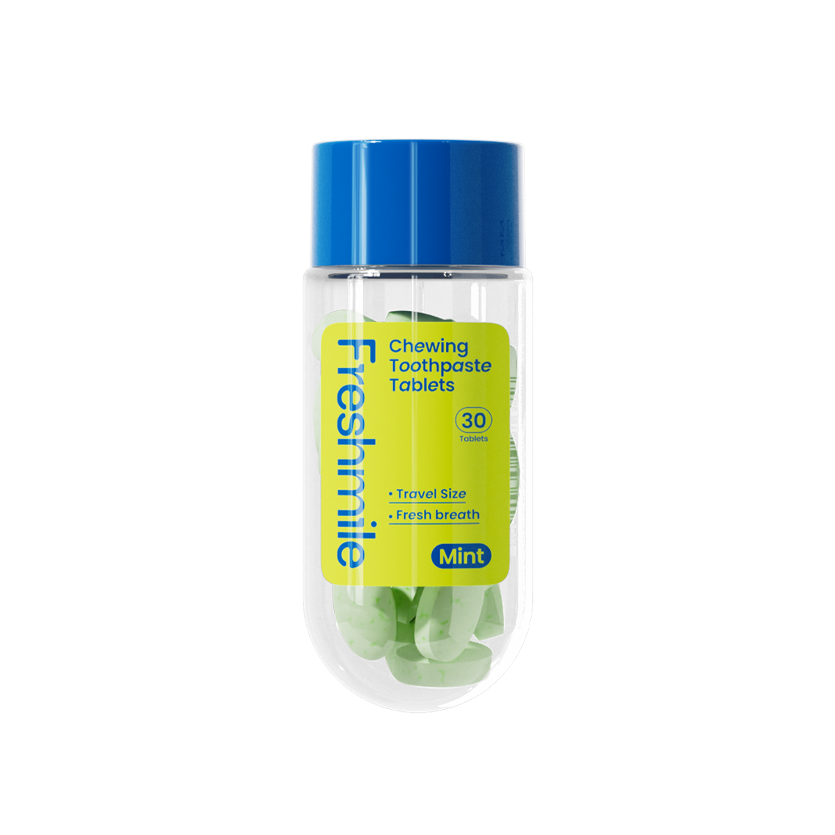 Freshmile Portable Toothpaste Chewable Tablets