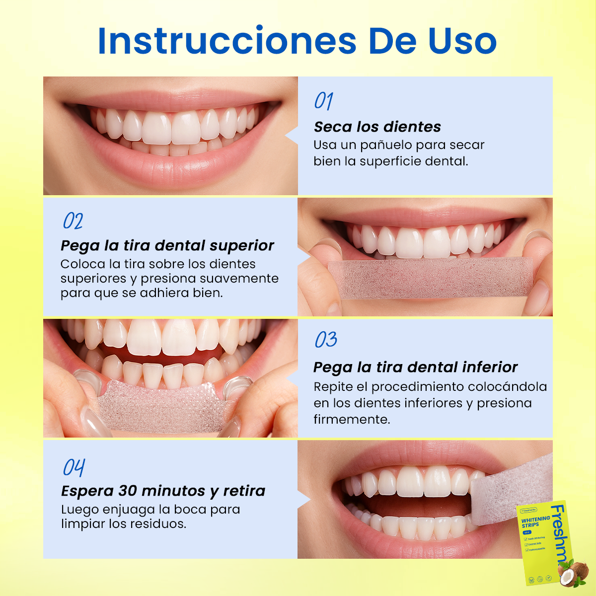 Freshmile Teeth Whitening Strips (7 Pairs)